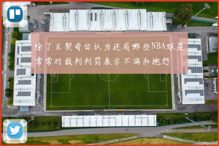 除了东契奇你认为还有哪些NBA球星常常对裁判判罚表示不满和抱怨
